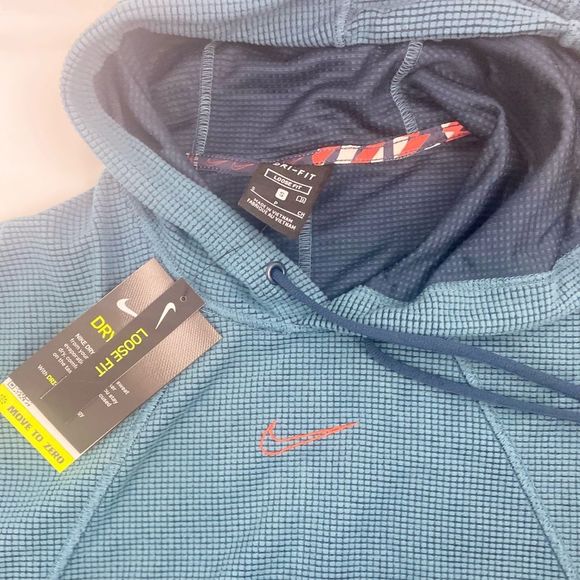 Nike Men's Fleece Pullover Training Dri-Fit Hoodie // CU4997-458 // Small / NEW - Picture 10 of 12